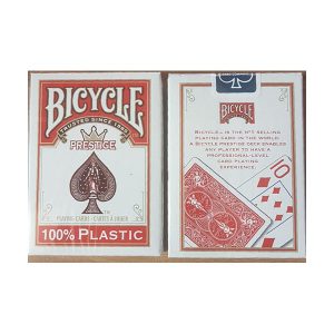 קלפים 348 bicycle plastic red
