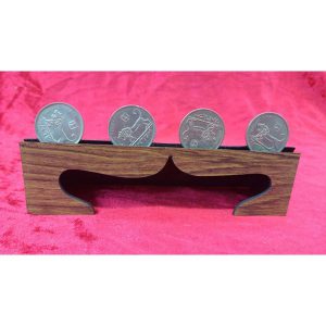מעלים מטבעות מעץ